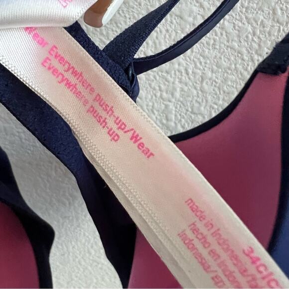 Victoria's Secret Pink Wear Everywhere Push-Up Blue 34C - Picture 4 of 5